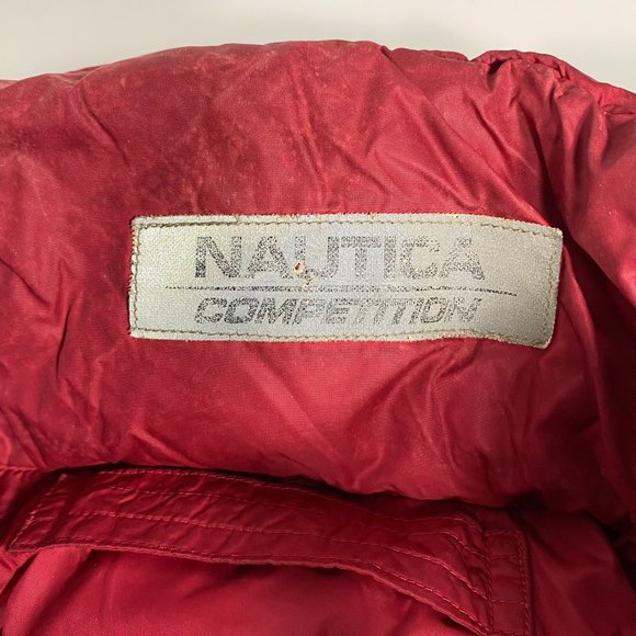 Nautica Mens Jacket Reversible Vintage Competition Puffer Coat Navy Sz XL - Picture 10 of 16